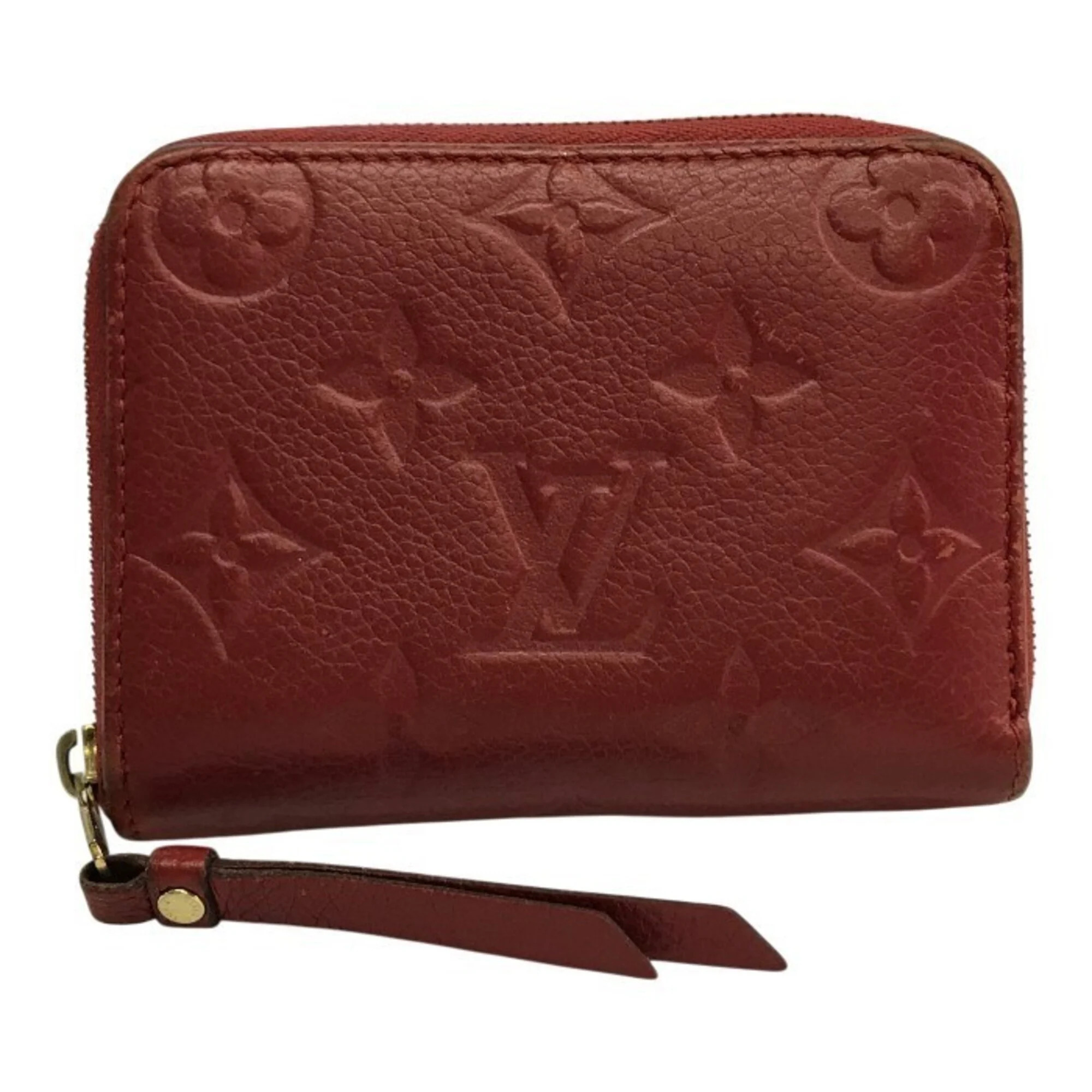 Louis Vuitton Louis Vuitton Monogram Empreinte Zippy Coin Purse Wallet Scarle...